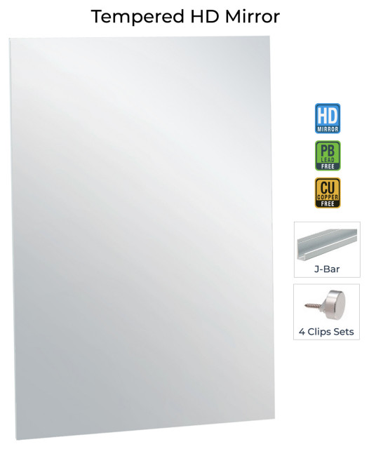 Activity Mirror Kit For Gym And 36 X 60 With Safety Backing X60