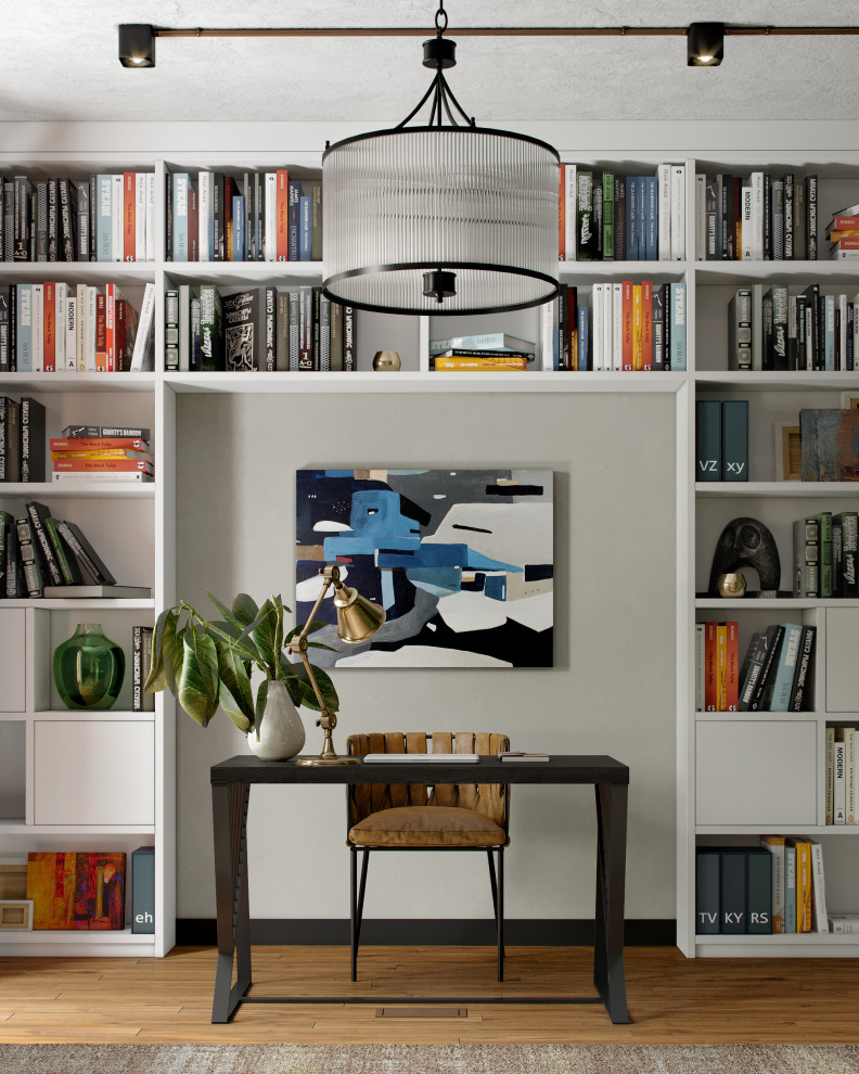 Спальня с библиотекой