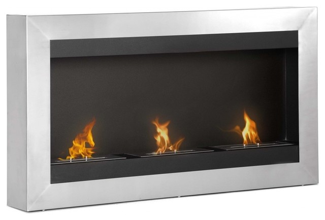 Magnum Wall Mount or Recessed Bio Ethanol Fireplace