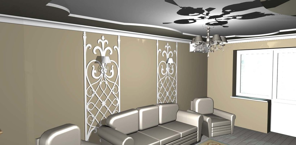 Варианты отделки гостиной