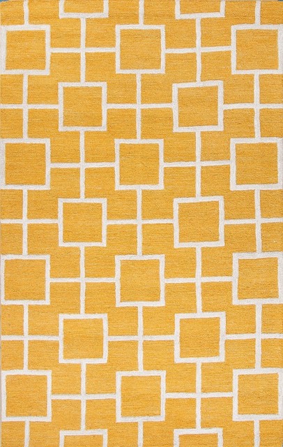 City Area Rug, Rectangle, Golden Daffodil, 8'x11'