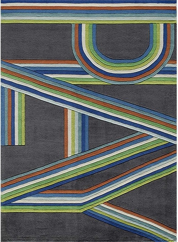 Lil Mo Hipster LMT14 2'x3' Hand Tufted Area Rug