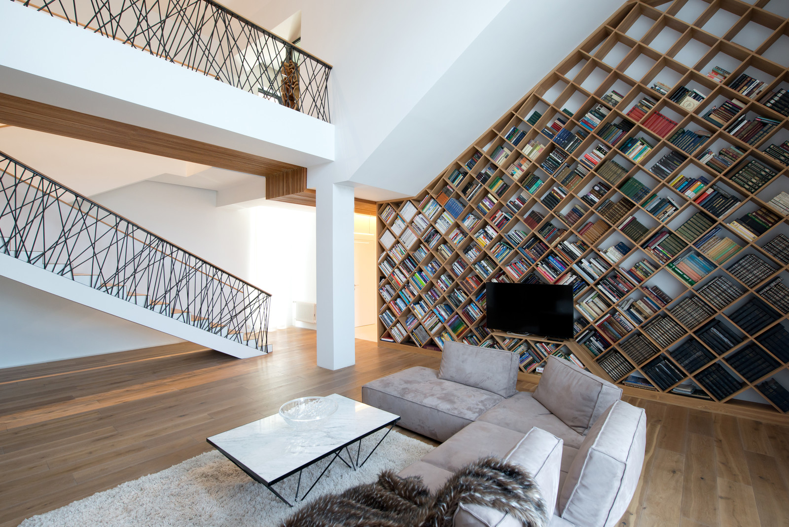 Библиотека в интерьере.