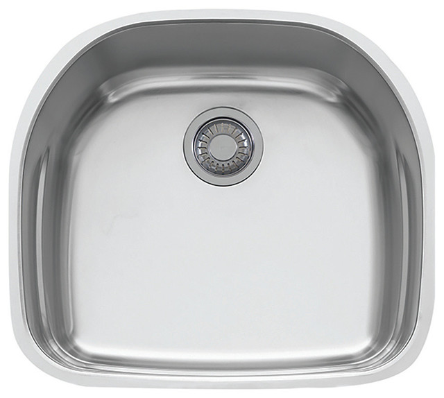 22"x20"x9" Franke Prestige Steel Kitchen Sink, Stainless Steel