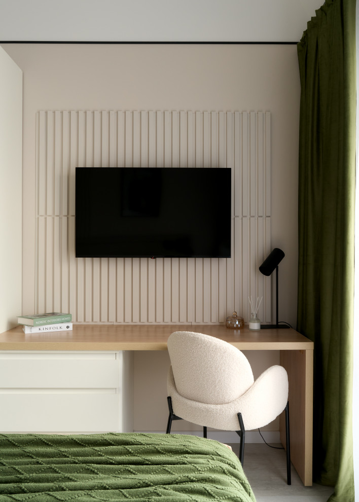 Квартира — студия по дизайн проекту Екатерины Тагировоq