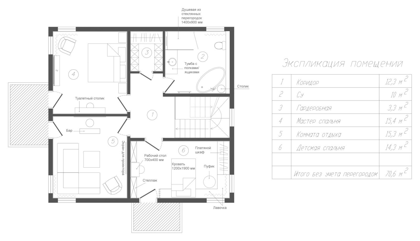 Проект: Серебряный бор "Загородный дом в Московской области"