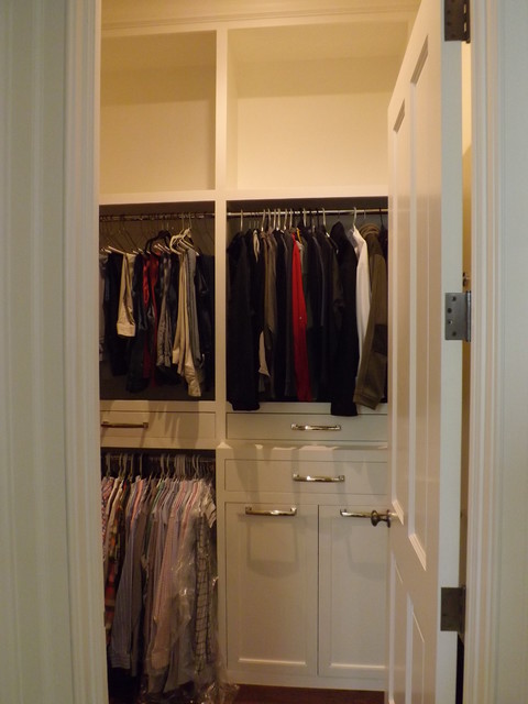 Custom Built In His Her Closets Savannah Ga Traditional