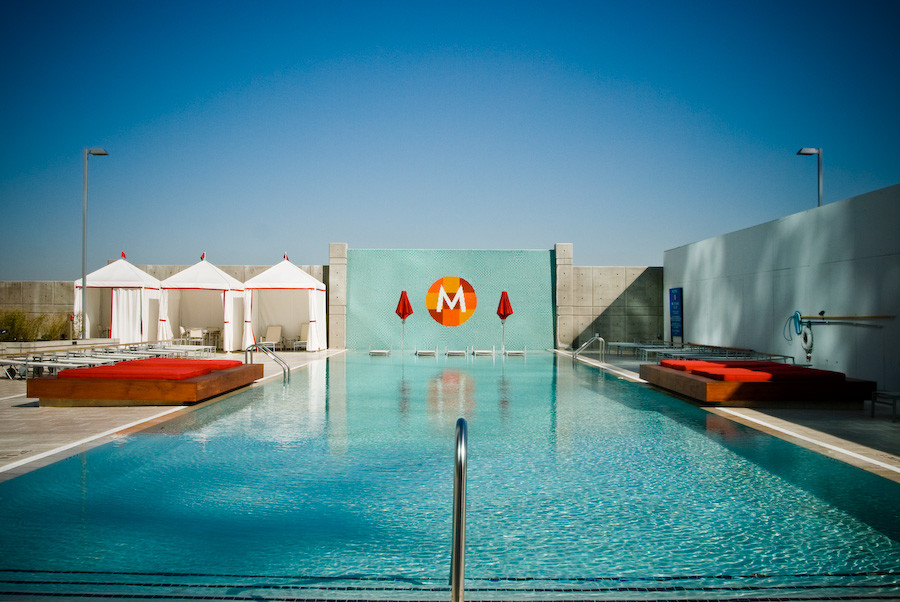 Modern pool in Houston.