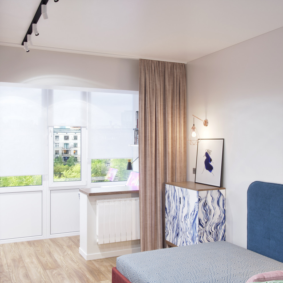 Яркая однушечка для молодой мамы с дочкой