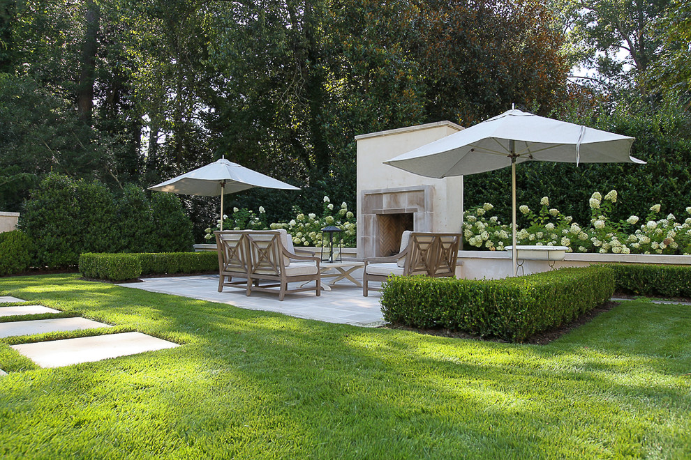 Outdoor Fireplace Traditional Atlanta by The GreenSeason Group