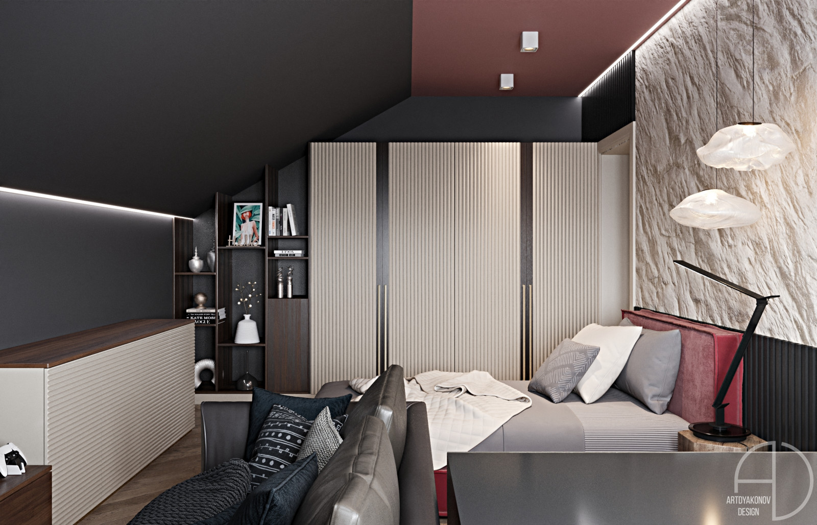 Дизайн интерьера загородного дома. Поселок Зеркальный 250 м2