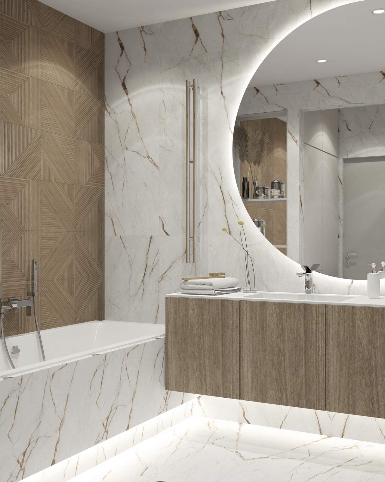 Современный дизайн квартиры 90м2