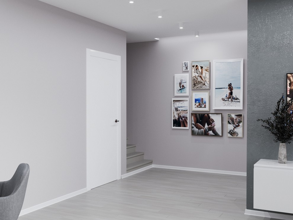 Интерьер таунхауса "50 оттенков серого"