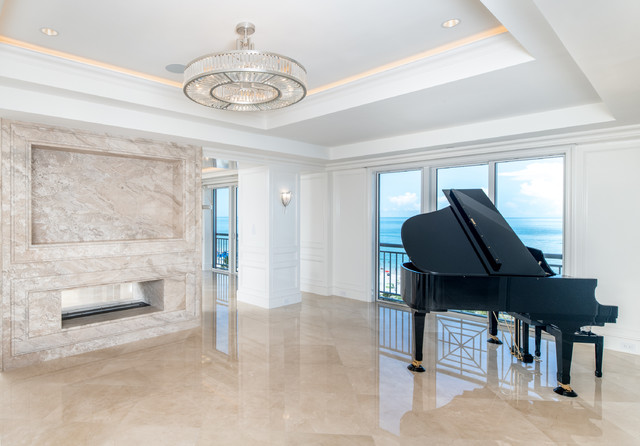 Coastal Elegance nyklassisk-dagligstue