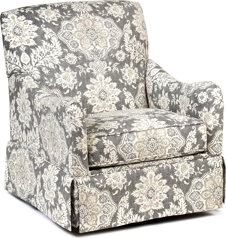 Jordan Swivel Glider Transitional Armchairs And Accent Chairs by