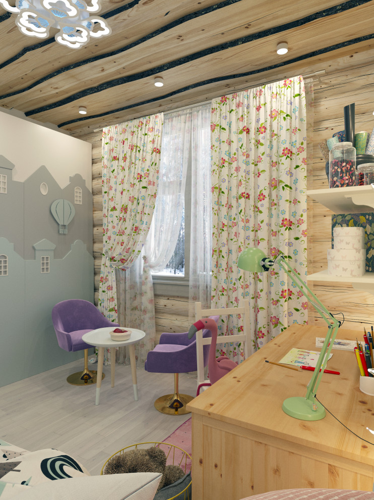 Дизайн-проект срубового дома на берегу реки Вуокса, Ленинградская область.