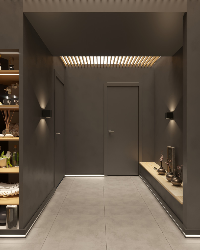 Дизайн проект салон массажа 100м