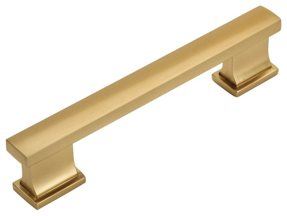 Cosmas 702-4GC Gold Champagne Contemporary Cabinet Pull - 4" Hole Spacing