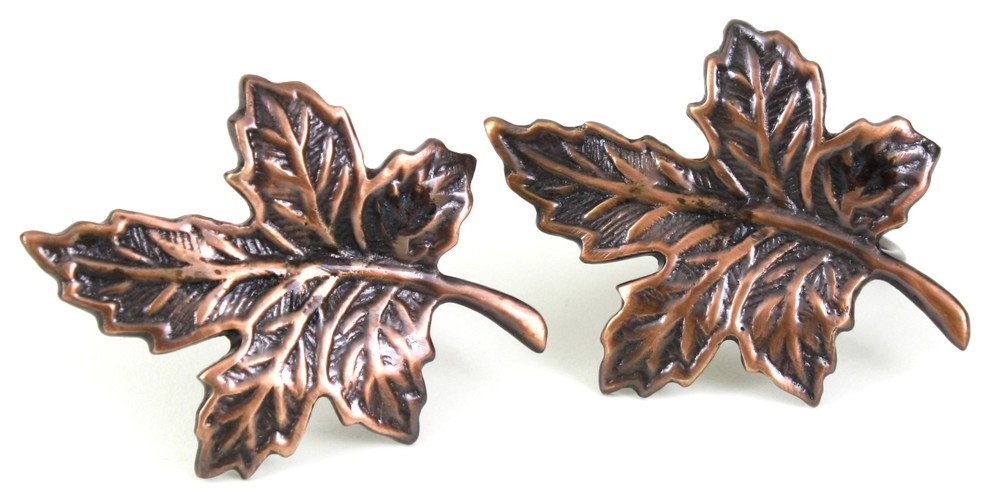 Set of 4 Maple Leaf Napkin Rings