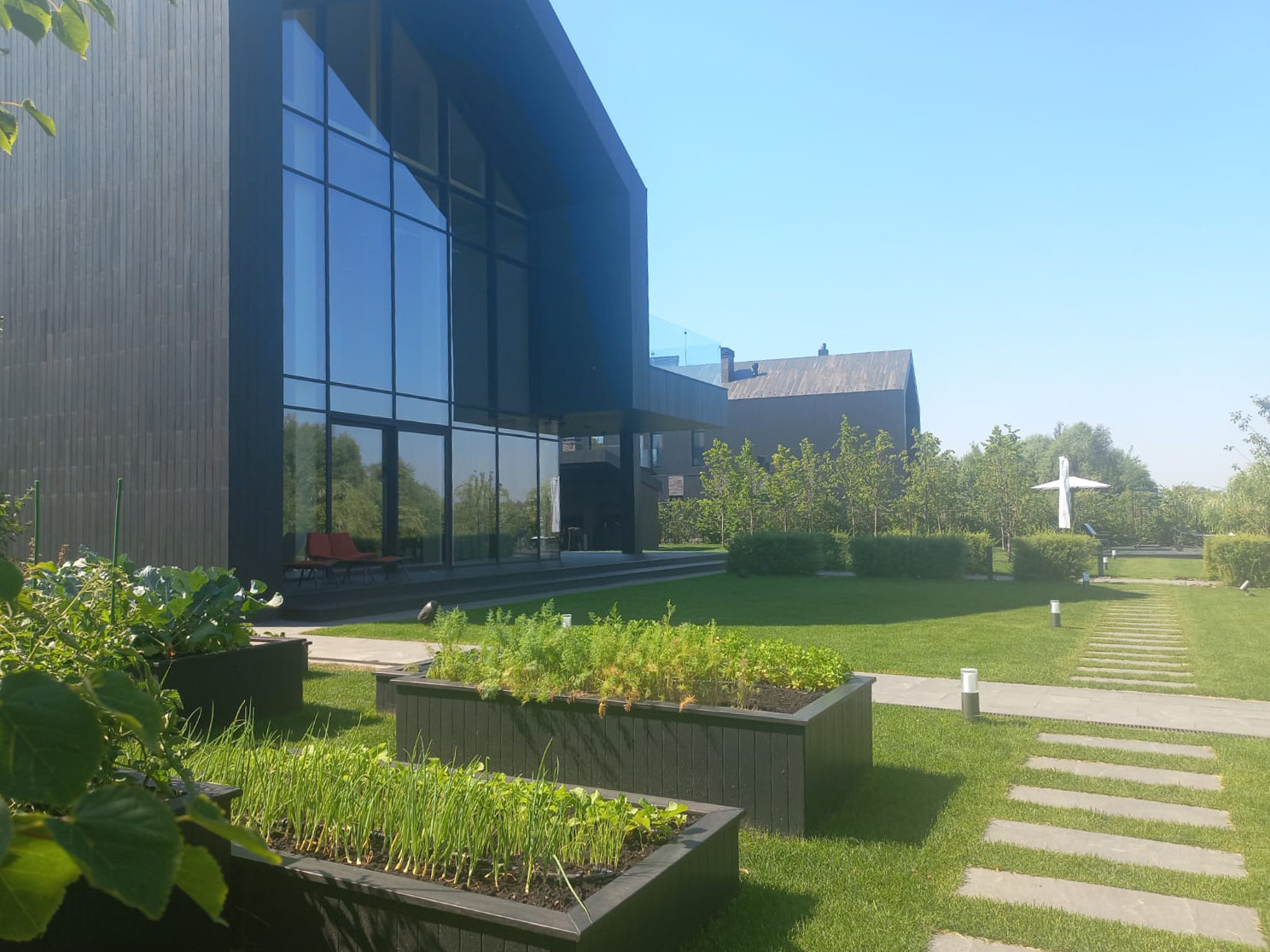 Landscape design of the territory (Voronezh region)