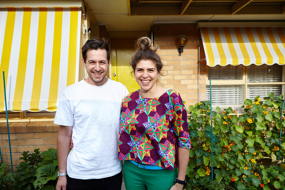 Photo of an eclectic home design in Melbourne.