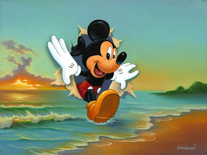 Disney Fine Art Mickey's Grand Entrance by Jim Warren