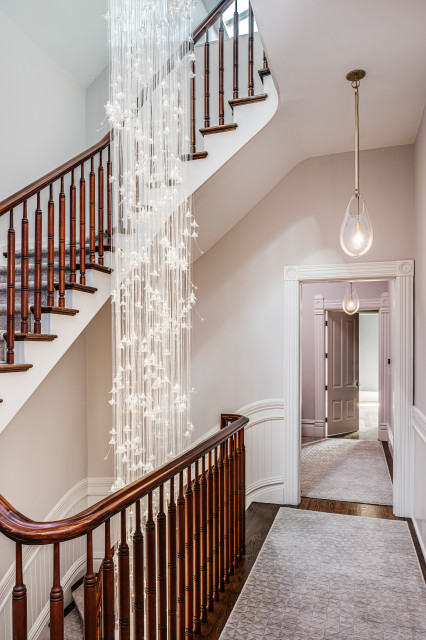 Landmark Victorian Home contemporary-hall