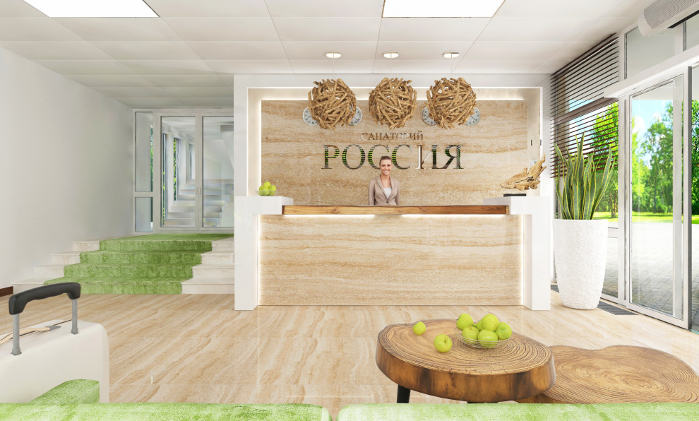 Санаторий (общественные зоны и типовой номер), г. Ялта