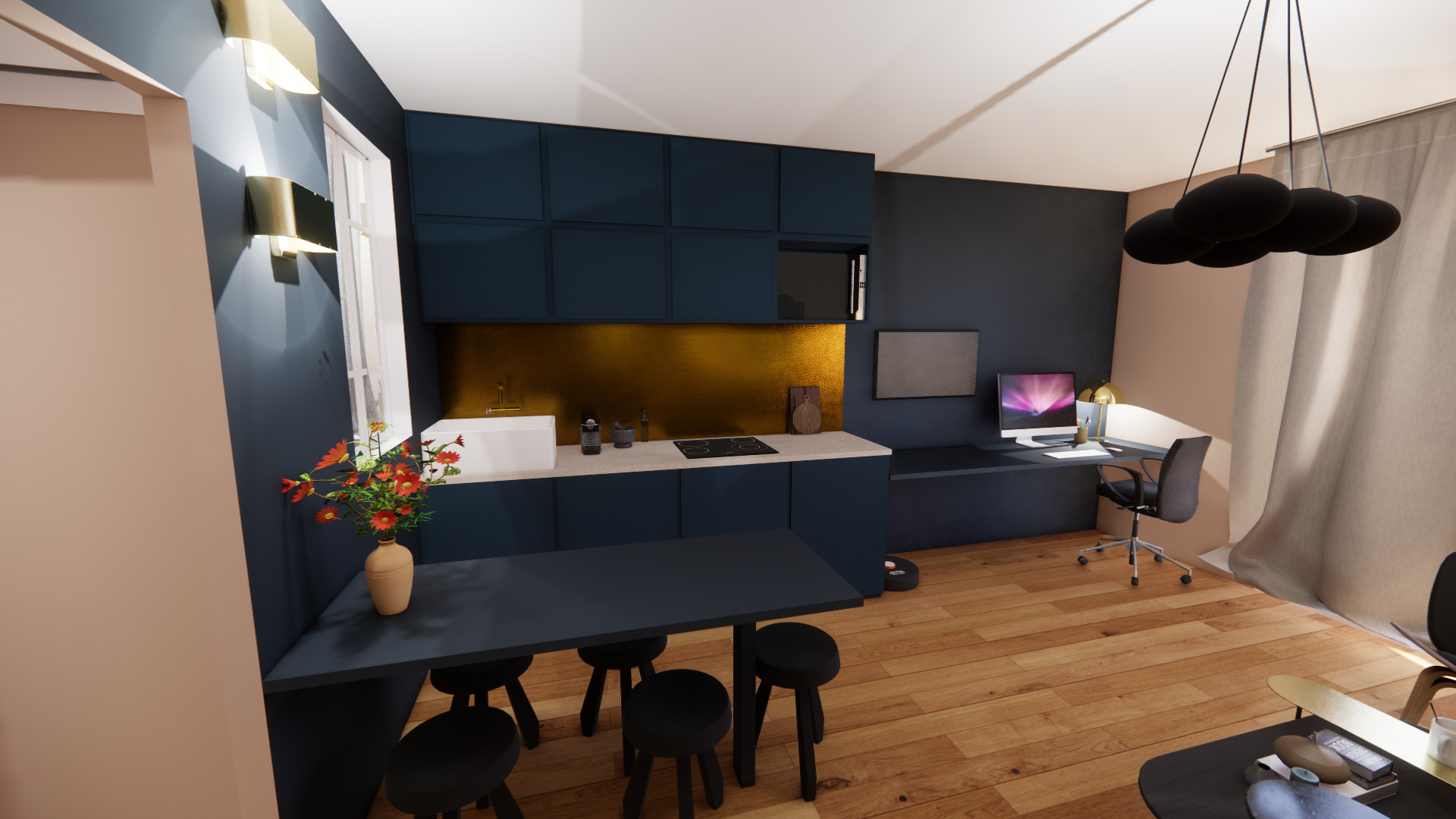 Rénovation totale d'un studio de 29m²
