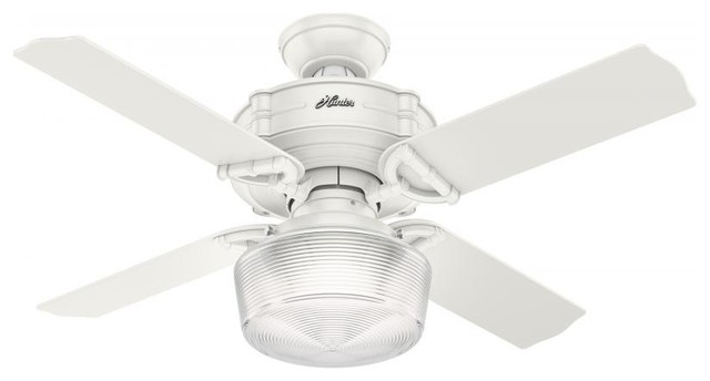 Hunter 52260 Brunswick Collection 44 Globe Light Fresh White