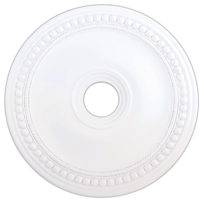 Wingate Ceiling Medallion, White Traditional Ceiling Medallions