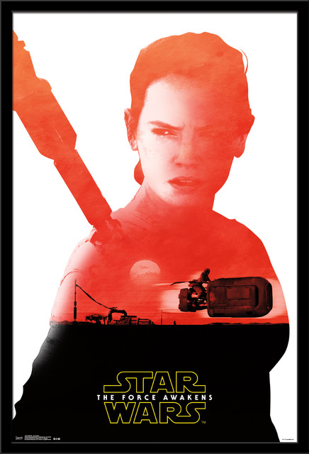 star wars the force awakens rey poster