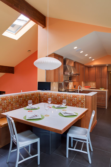 Open Contemporary Kitchen trendy-koekken