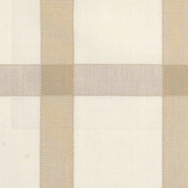 Plaid/Check - Natural/Beige Upholstery Fabric