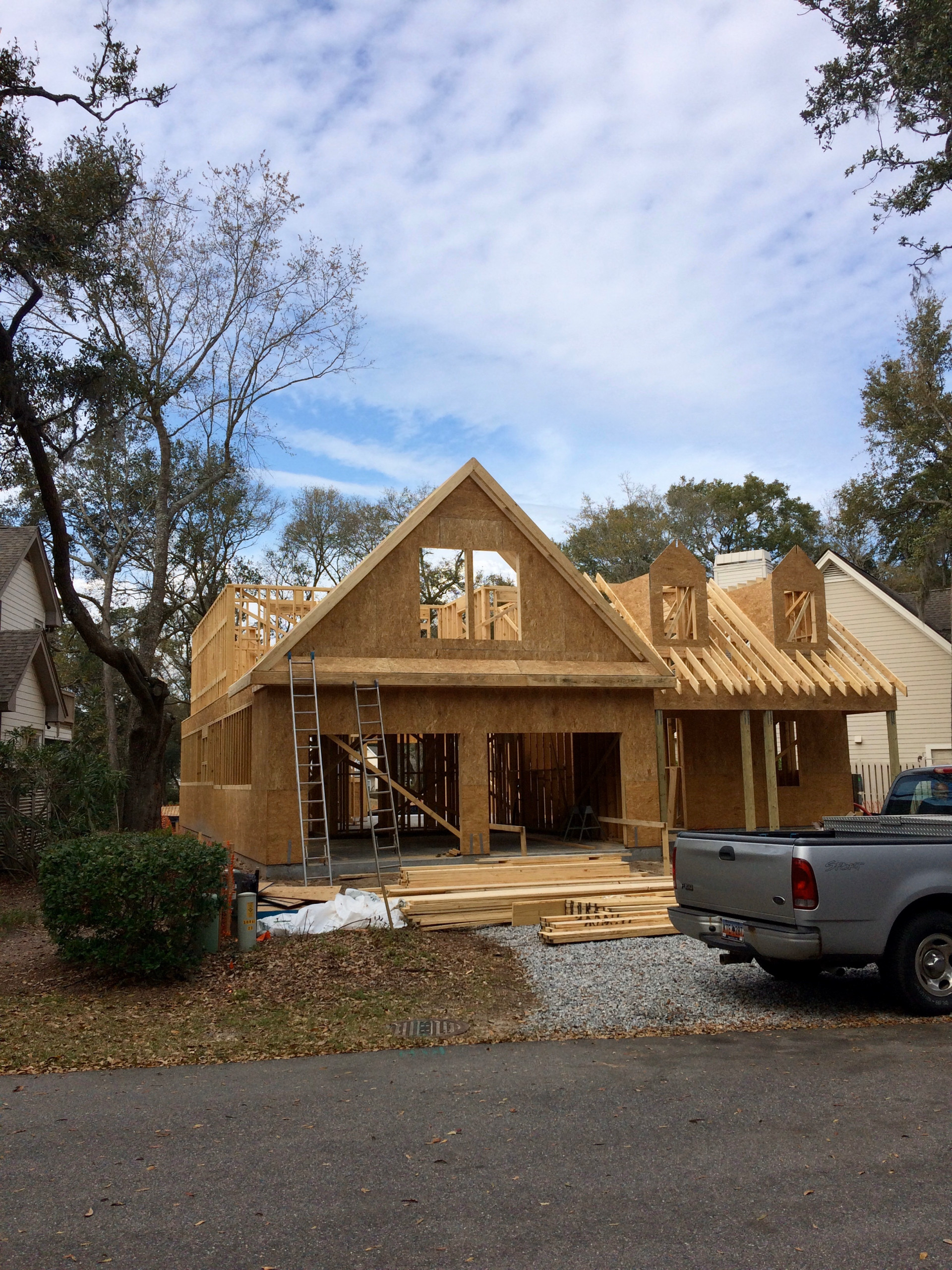 Tucker Ridge. Framing