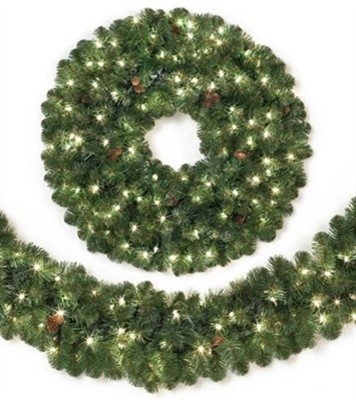 Sedona Fir Led Pre-Lit Christmas Wreath