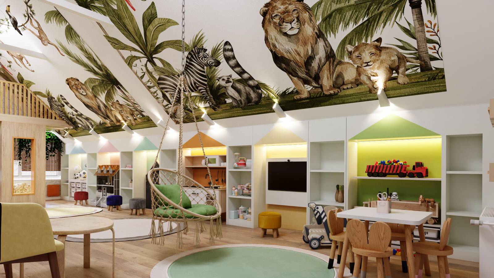 Детская комната Джунгли