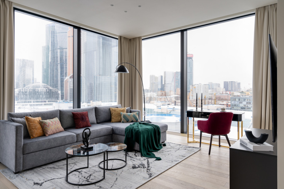 Хоумстейджинг и комплектация квартиры в небоскребе Москва Сити, ЖК Capital Tower