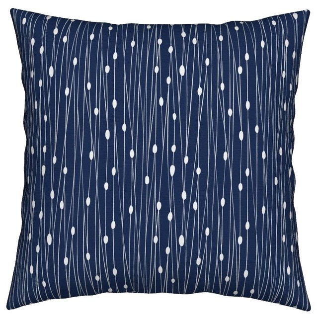 blue throw pillows covers