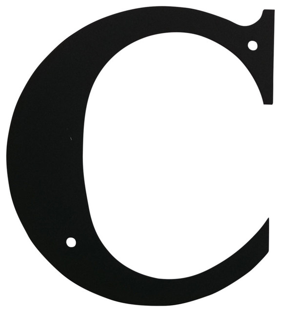 Village Wrought Iron Alphabet Wall Decor Letter C Large