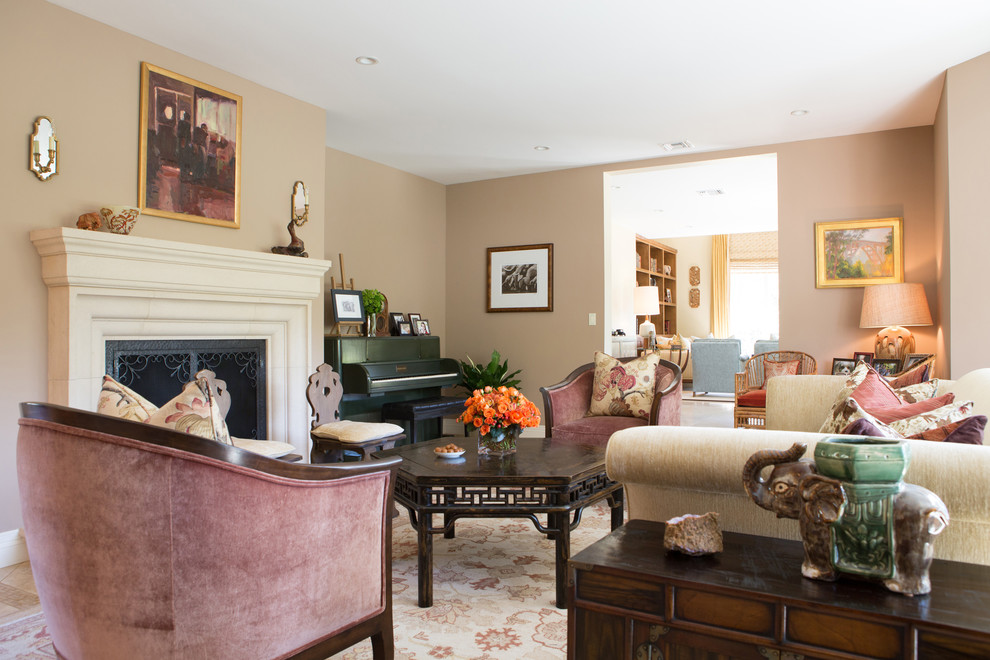 Traditional Cottage in Pasadena - Traditional - Living Room - Los ...
