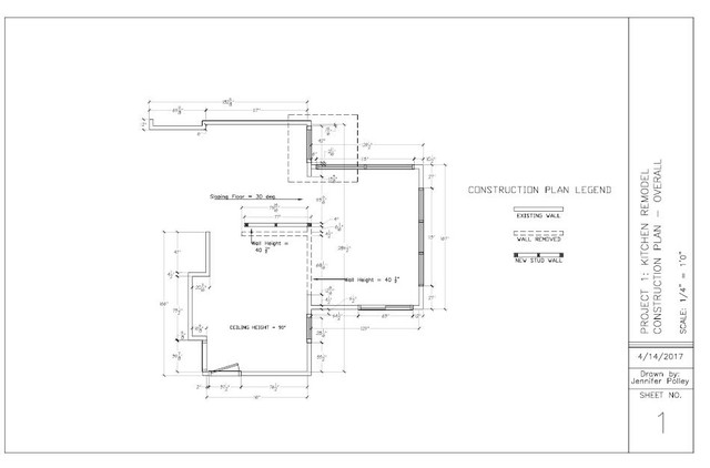 2017 Kitchen Construction Plan Overall (CAD) 