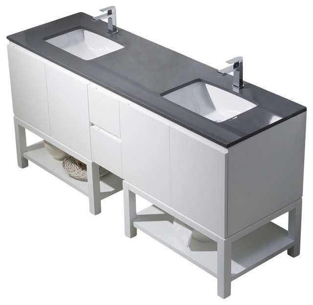 Emmet 72 Double Vanity Bathroom Vanities And Sink Consoles By