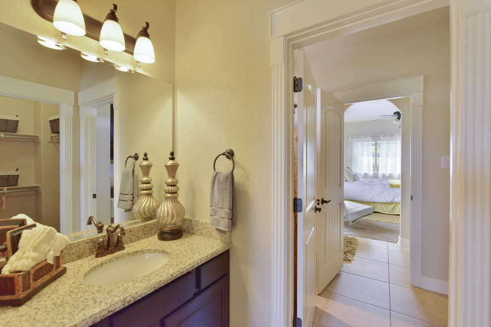 Inspiration for a mediterranean bathroom remodel in Austin