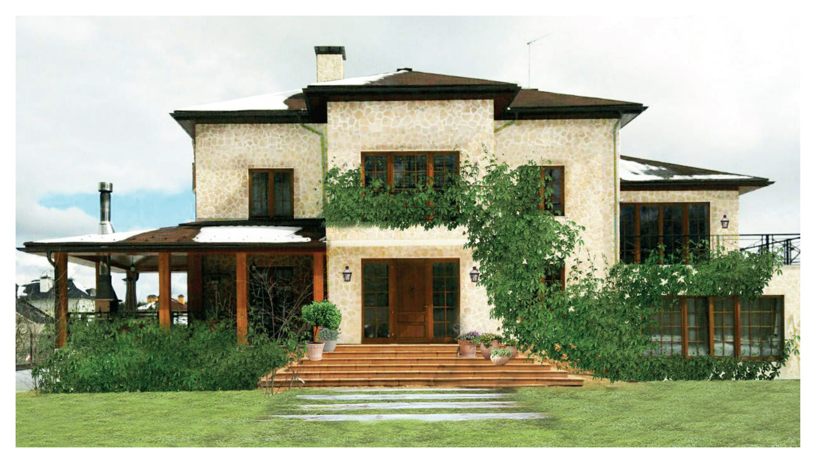 Проект благоустройства, концепция. Клубный поселок "Зеленый Мыс".