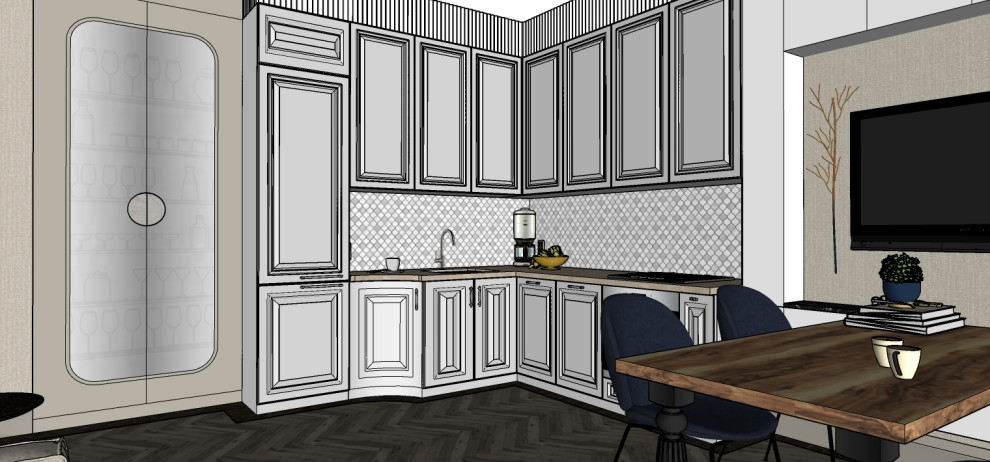 Проект квартиры, 110 м.кв.