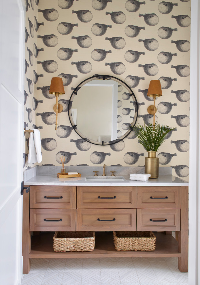 Family Legacy - Beach Style - Powder Room - Other - by Adelyn Charles ...