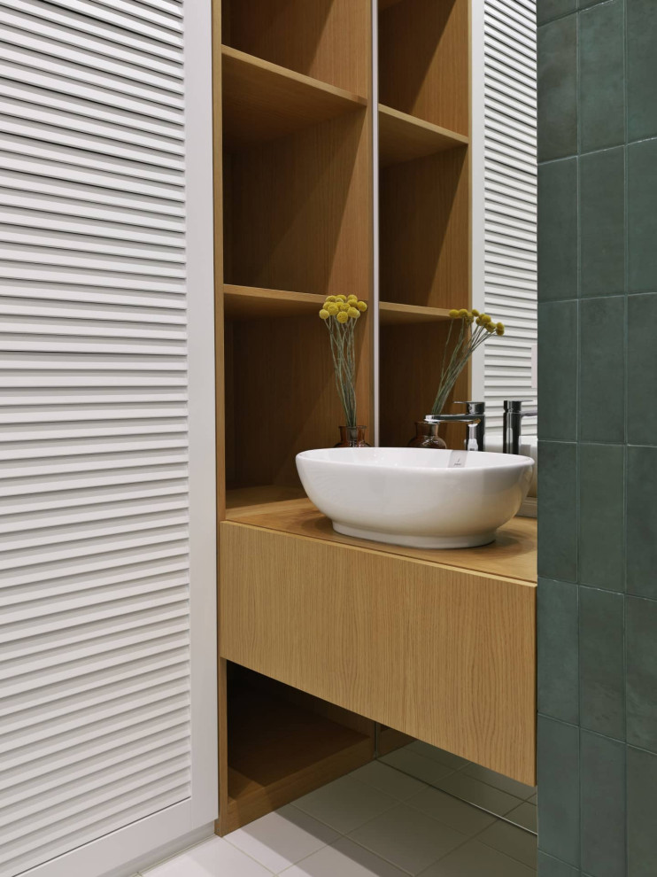 Дизайн и ремонт квартиры в Пречистенском переулке — Зелёный лейтмотив