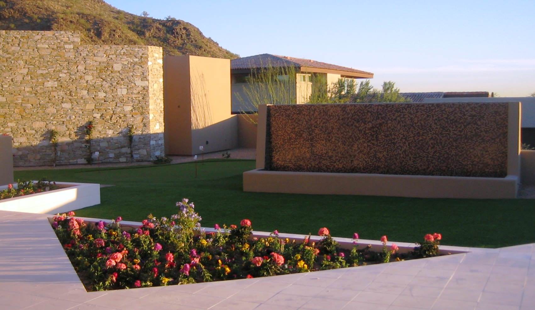 North Scottsdale--Putting Green & Water Feature