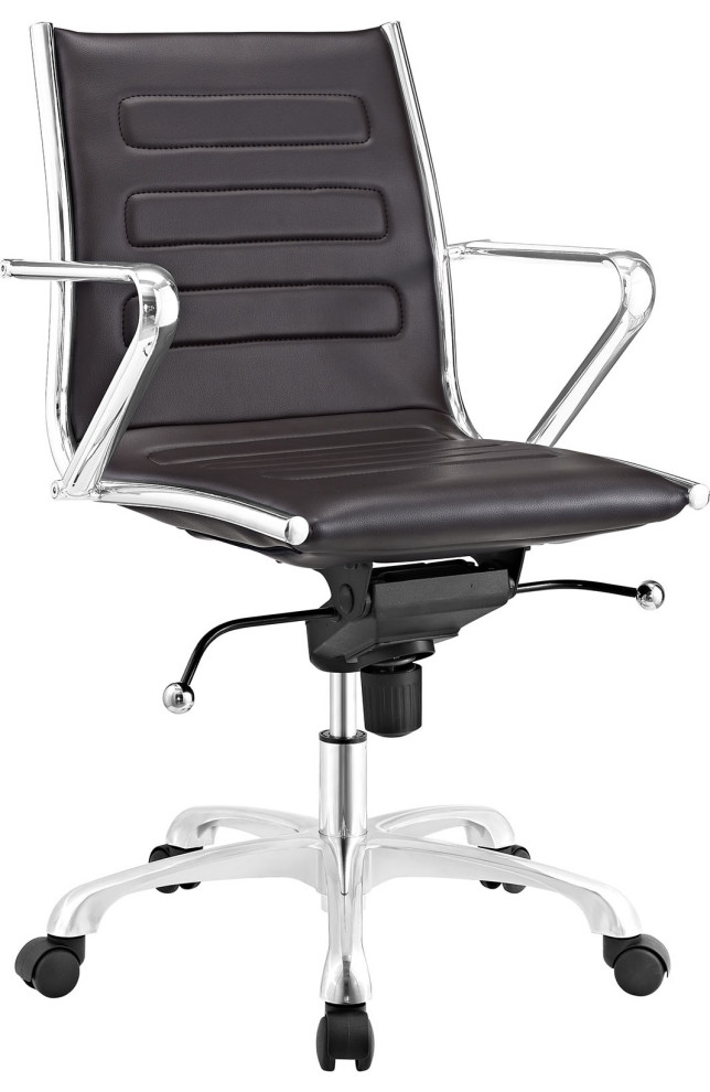 Yarmouth Mid Back Office Chair Contemporary Office Chairs by